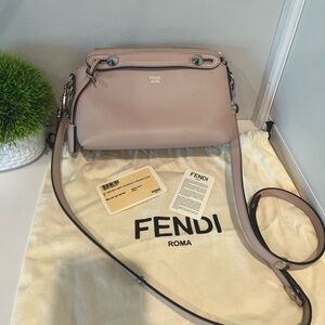 Fendi mini by the way bag dusty rose pink